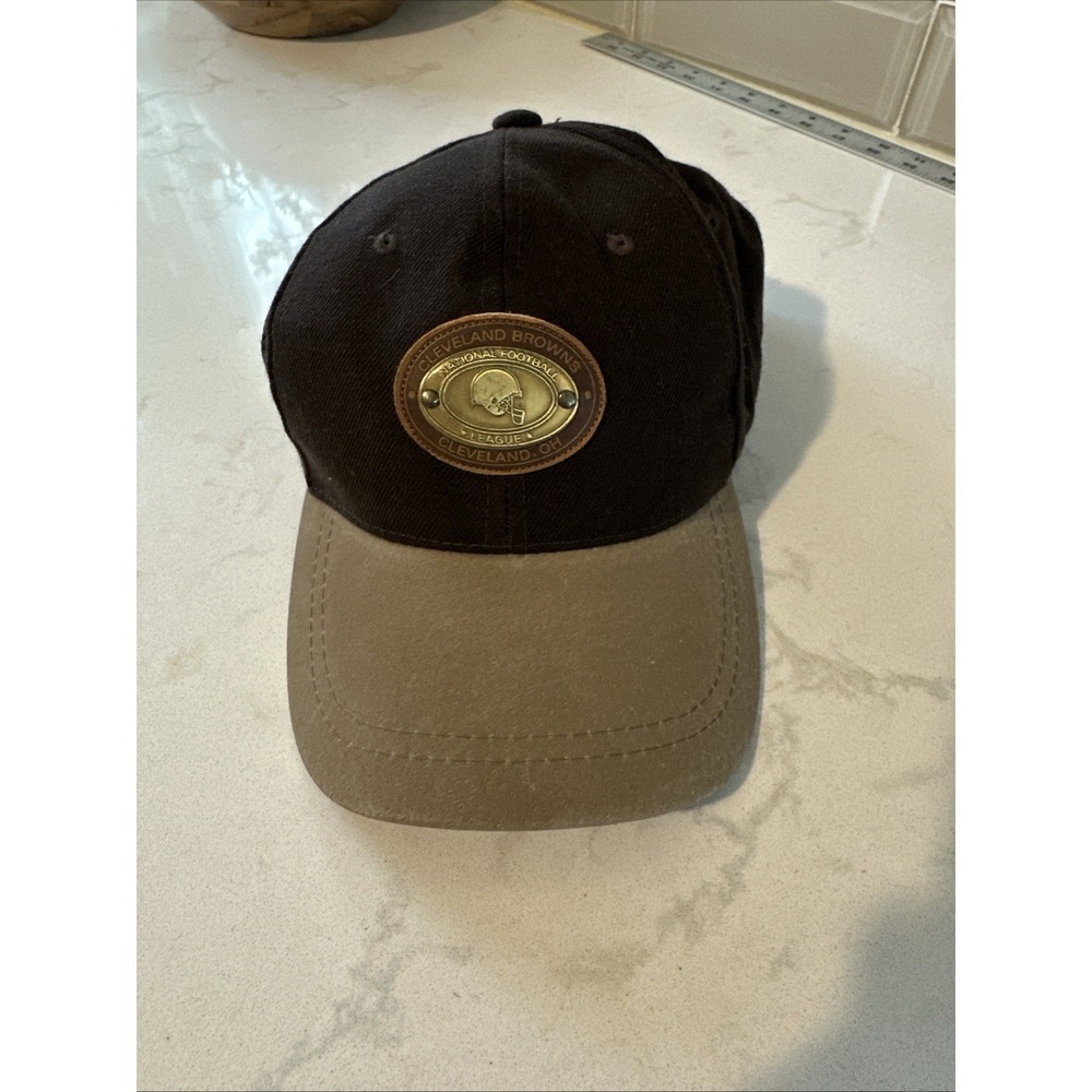 Cleveland Browns‎ Vintage Late'90s NFL Hat 20% Wool Stamped Metal NOS Logo Cap